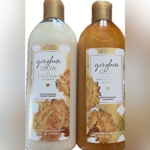 Bath & Body Works Gingham Glow Moisturizing Shampoo & Conditioner Set. NWT - Picture 1 of 6